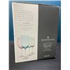 Image 2 : Lot of 1 Box of Meridan European Crystal Wine Glasses - Set of 4 Glasses