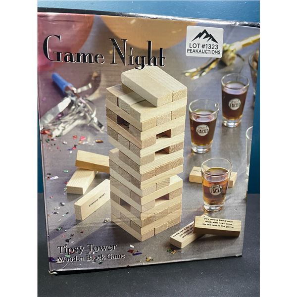 Lot of 1 Jenga Style Tipsy Tower Game