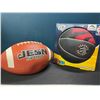 Image 1 : Lot of 1 Spalding Basketball and Jesn Sport Football