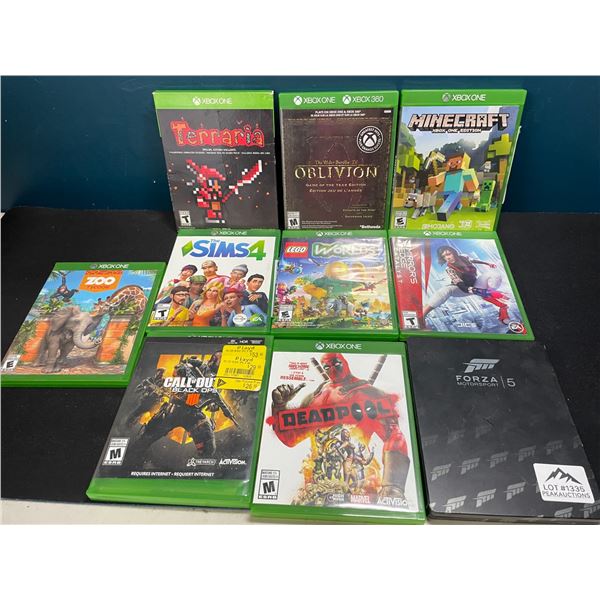 Lot of 10 Assorted Xbox One Games - Used