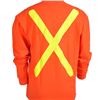 Image 3 : Lot of 1 Viking Long Sleeve Orange Hi-Visibility Shirt - Size 2XL