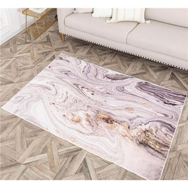 Lot of 1 Area Rug; Large 4FT by 6FT Size