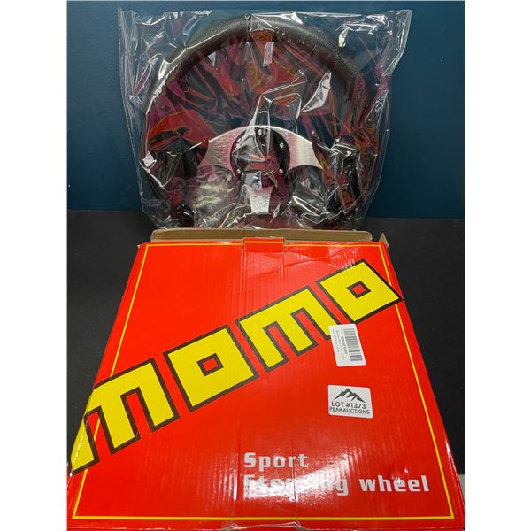 Lot of 1 MOMO Sport Steering Wheel