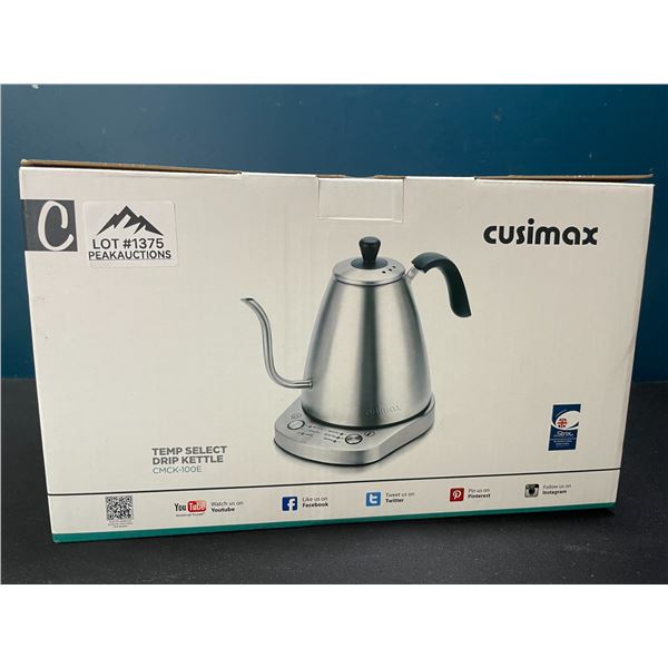 Lot of 1 Cusimax Temp Select Drip Kettle