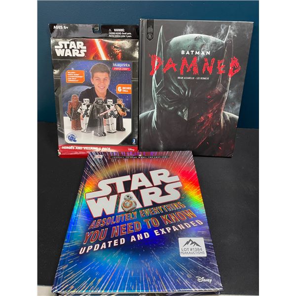 Lot of 3 Assorted Books/Toys