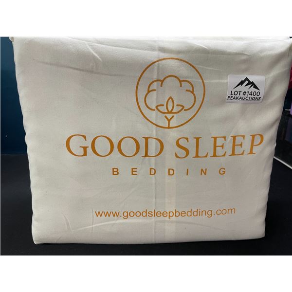 Lot of 1 GoodSleep California King Size Duvet Cover Set - Grey - 100% Egyptian Cotton