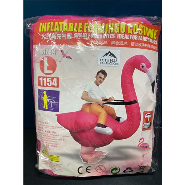 Lot of 1 Inflatable Flamingo Costume