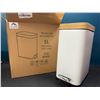 Image 1 : Lot of 1 Foot Pedal Trash Can with Bamboo Lid - 5L