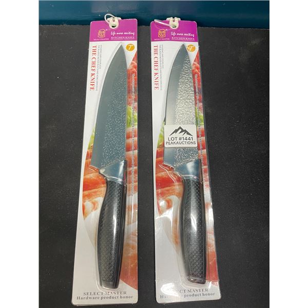 Lot of 2 Kitchen Chef Knives - 7 inch