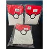 Image 1 : Lot of 3 Pokemon Leather Premium Card Binders - Holds 400 Cards Per Binder!