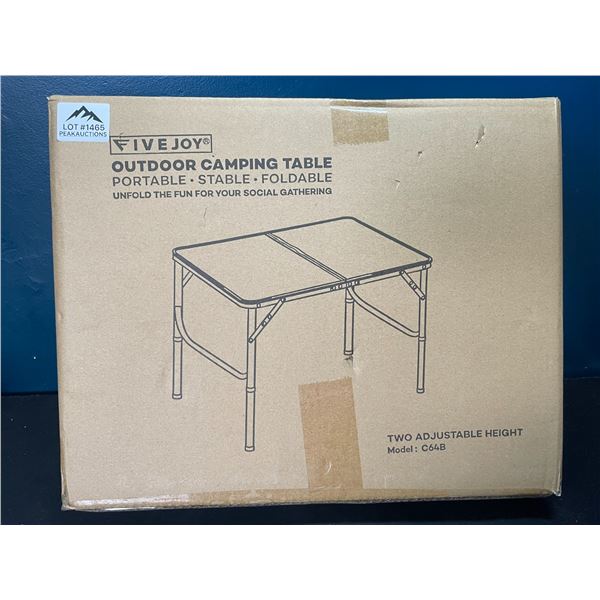 Lot of 1 Outdoor Camping Table - 24 in x 15 x 9.5 - Great for Drinks