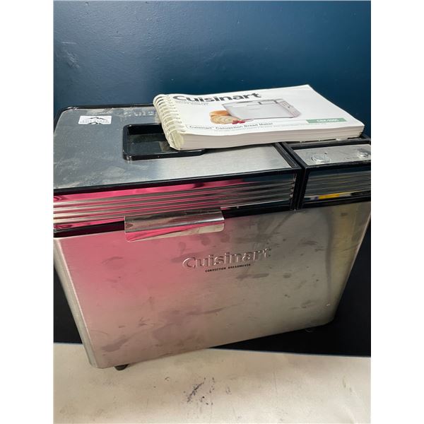Lot of 1 Cuisinart Bread Maker w/ Manual - Used - Works/Powers On