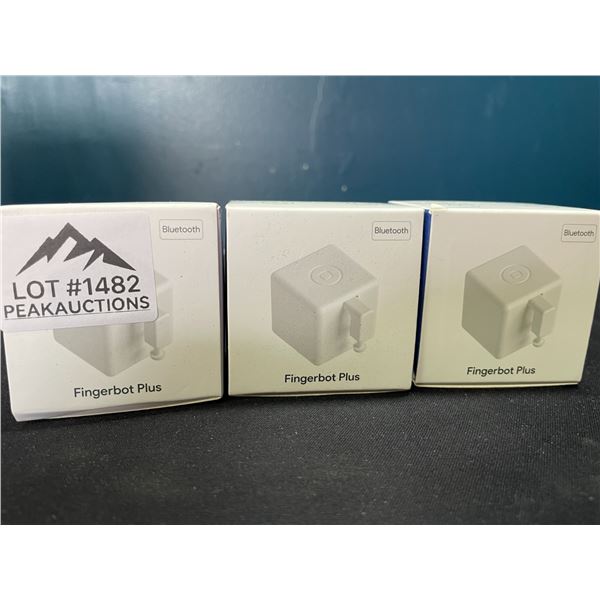 Lot of 3 Fingerbot Plus - Bluetooth Smart Button Pushers!
