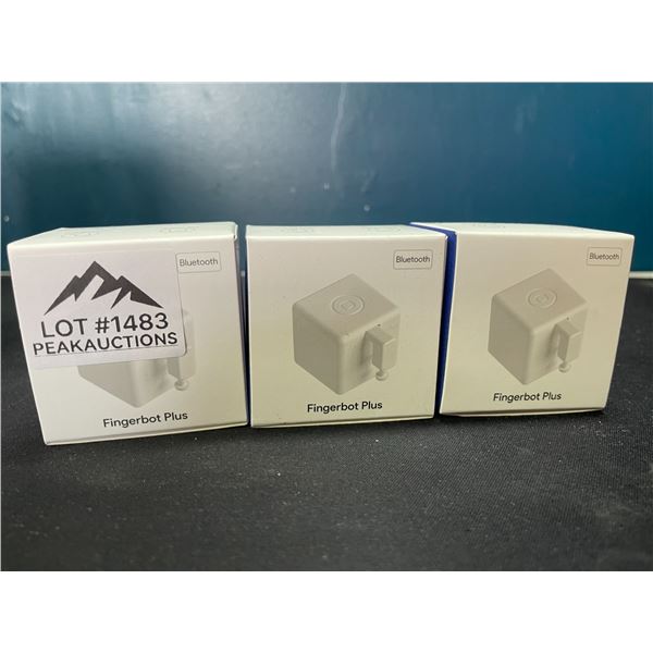 Lot of 3 Fingerbot Plus - Bluetooth Smart Button Pushers!