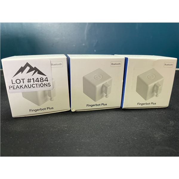 Lot of 3 Fingerbot Plus - Bluetooth Smart Button Pushers!
