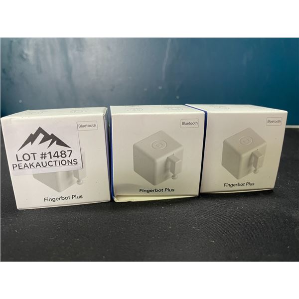 Lot of 3 Fingerbot Plus - Bluetooth Smart Button Pushers!