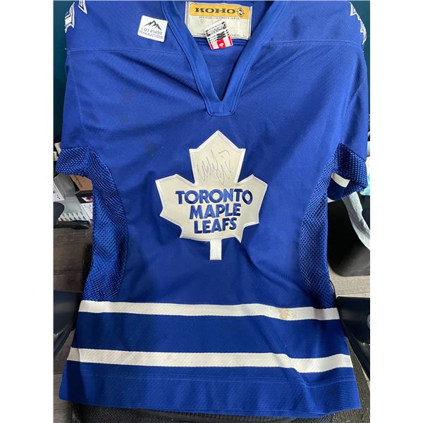 Lot of 1 Toronto Maple Leafs Autographed Jersey - Used