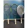 Image 1 : Lot of 3 Tennis Rackets - Used