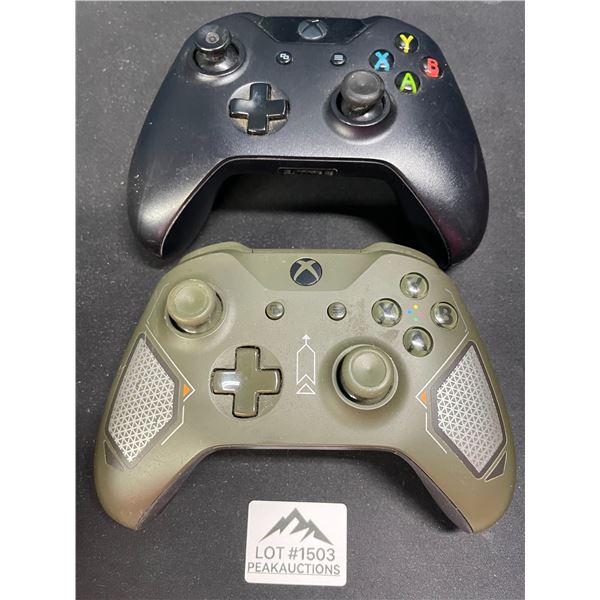 Lot of 2 Xbox One Controllers - Used