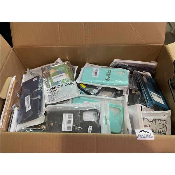 Lot of 1 Box of Assorted Samsung Cases - Large 12x16inch box