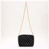 Image 2 : Chanel Black Quilted Patent Leather CC Diana Camera Shoulder Bag