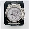 Image 1 : Rolex Daytona 18k White Gold MoP Dial with Leather Strap Wristwatch (Very Rare)