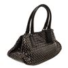 Image 3 : Bottege Veneta Black Woven Open Shoulder