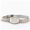 Image 9 : Rolex Ladies 2T Yellow Gold & Stainless Steel Silver Tapestry Dial Wristwatch 26