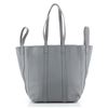 Image 3 : Balenciaga Laundry Cabas Tote Leather Small Gray