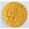 Image 1 : 1914 $5 Indian Head Half Eagle Gold Coin XF