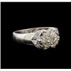 Image 1 : 14KT White Gold 0.65 ctw Diamond Ring