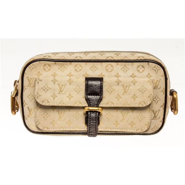 Louis Vuitton Cream Mini Lin Monogram Juliette