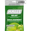 Image 1 : NEW 5 PACKS OF HALLS MENTHO-LYPTUS RELIEF LOZENGES