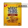 Image 1 : NEW 5 X 200G BOXES  WHEAT THINS ORIGINAL CRACKERS