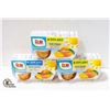 Image 1 : 3 PACKS OF DICED PEACHES - 4 CUPS PER PACK - 107ML