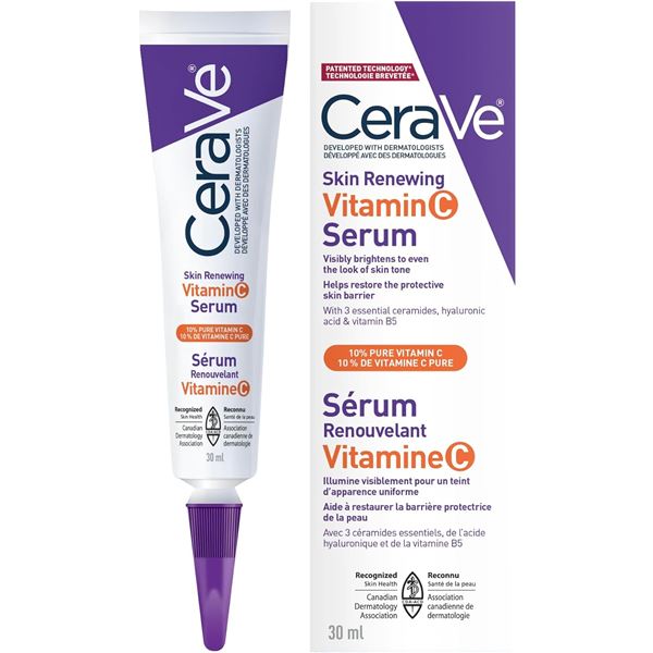 NEW CERAVE SKIN RENEWING VITAMIN C SERUM - 30ML