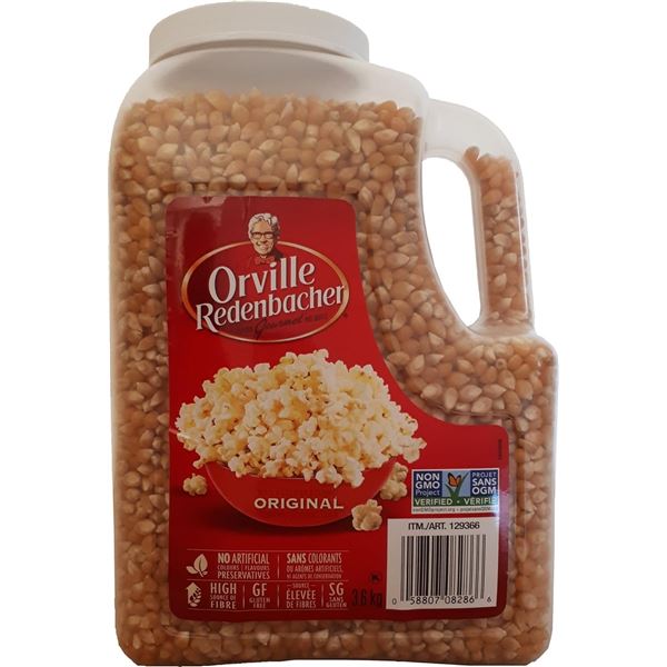 NEW 3.6KG ORVILLE REDENBACHER ORIGINAL POPCORN