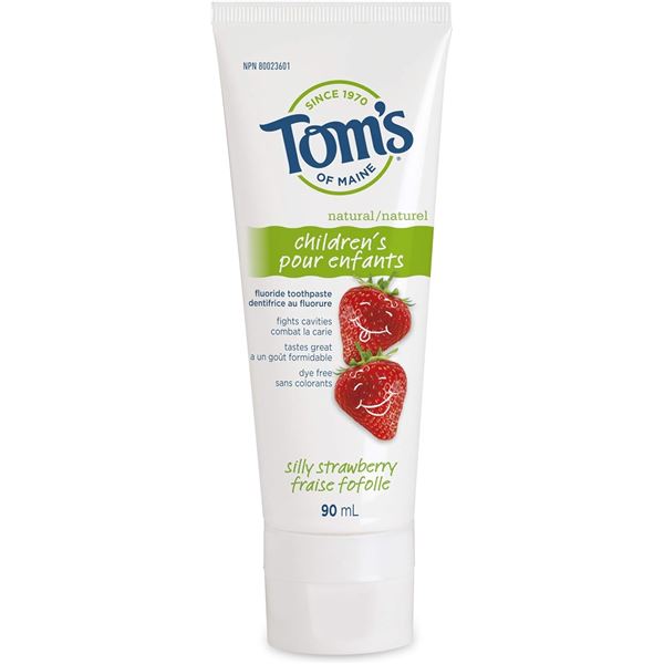 4 NEW TUBES OF TOM'S CHILDRENS FLUORIDE TOOTHPASTE