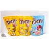 Image 1 : 3 NEW MIXED BAGS OF M&M'S - VARIOUS TYPES - 200G
