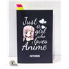 Image 1 : NEW SET OF 2 "JUST A GIRL WHO LOVES ANIME" SKETCH