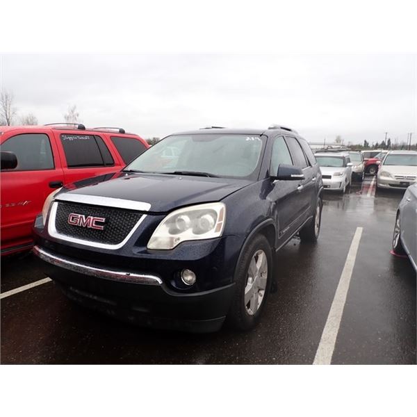 2008 GMC Acadia Speeds Auto Auctions