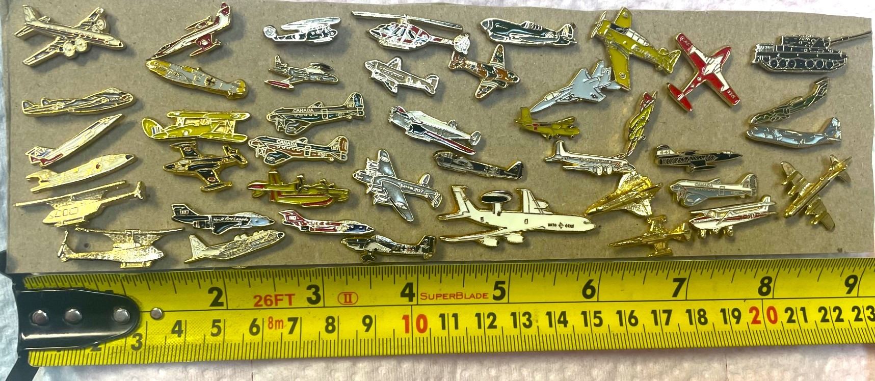 Airplane Pins as Shown