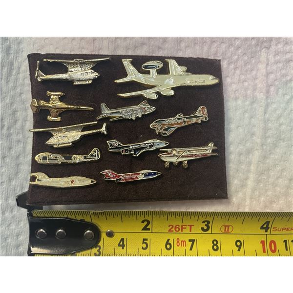 Airplane Pins as Shown