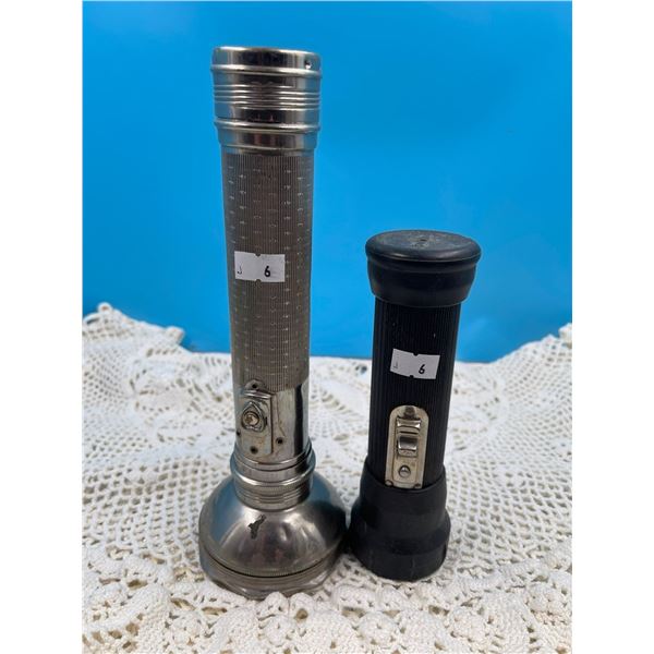 Pair Antique Flashlights