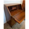 Image 2 : Georgian Oak Secretary Desk 30W x 17D x 40H