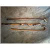 Image 1 : 3 Wood Antique Walking Sticks