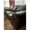 Image 2 : Brown Leather Couch Soft Good Condition Comfortable 82L x 42D x 34T