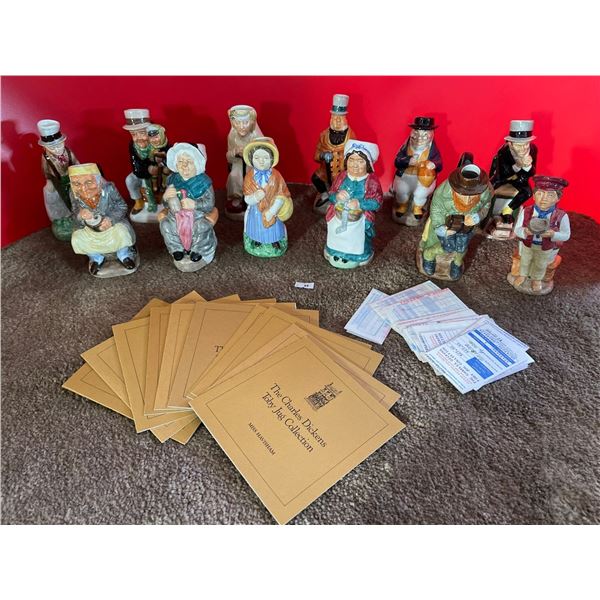 Charles Dickens Toby Jug Collection by Franklin Mint