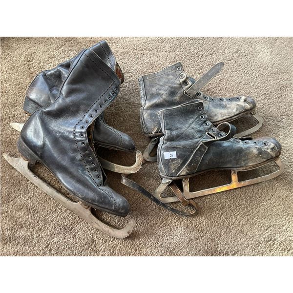 Antique Decorative Ice Skates