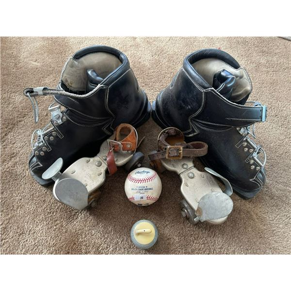 Antique Roller Skates - Snow Boots - Baseball